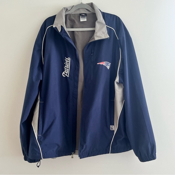 New England Patriots NFL Men's 2XL Full Zip Soft Shell Jacket - Picture 2 of 9